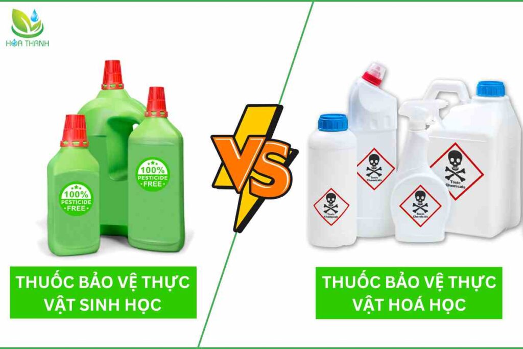 So sánh thuốc bảo vệ thực vật sinh học và hóa học